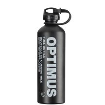 Optimus 8021022 Camping Stove Accessory 1L 251g Aluminum Black Fuel Bottle
