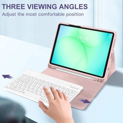 6. Tech-Protect SC Pen Case for Samsung Galaxy Tab A9 / A11 8.7 X110 / X115 / X133 / X135 - Pink