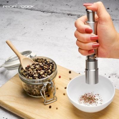 6. PROFICOOK PC-PSM 1160 salt and pepper grinder (silver)