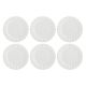 Set of 6 Ducale Salad Plates - White, 20 cm