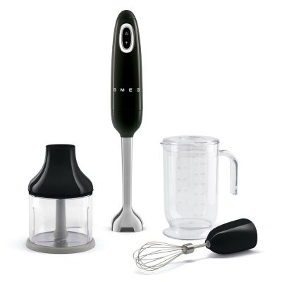 20. Smeg HBF03BLEU (101121) Immersion Blender 700W Black, Stainless Steel