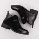 6. Women’s Black Suede-Look Ankle Boots with Warm Lining M.Daszyński MR2458-7
