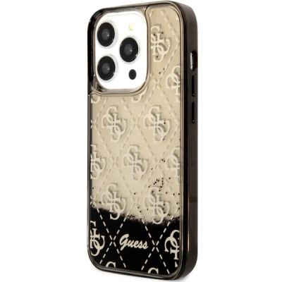 2. Guess GUHCP14LLC4PSGK iPhone 14 Pro 6.1" black/black hardcase Liquid Glitter 4G Transculent