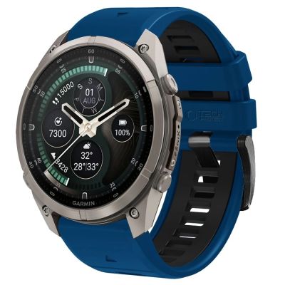 Tech-Protect Iconband Pro Strap for Garmin Fenix 5X / 5X Plus / 6X / 6X Pro / 7X / 8 / 8 Pro / 9 / 9 Pro (51 mm) – Navy Black