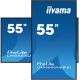 5. iiyama LH5565UHSB-B1 signage display Kiosk 138.7 cm (54.6") LED Wi-Fi 800 cd/m2 4K Ultra HD Black Built-in processor Android 11 24/7