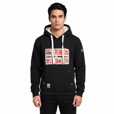 5. Men’s Sweatshirt Geographical Norway GPEPE 2 MEN 100 EO BS2 (WT1874H/GN-BLACK)