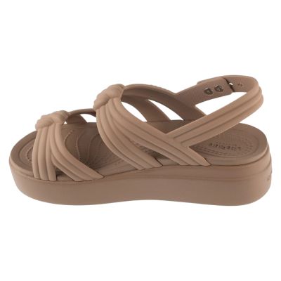 2. Crocs Brooklyn Knot Low Wedge Sandal 212864-2Q9 Brown 36/37