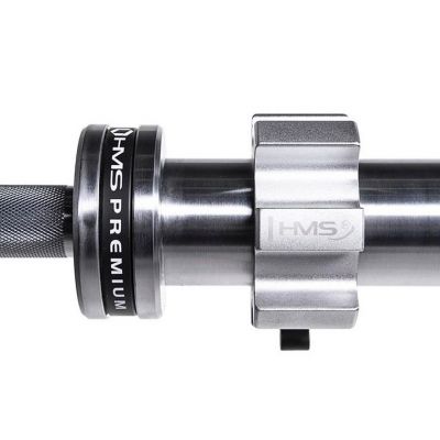 7. Olympic bar 20 kg / 2200 mm with lock jaw clamps HMS GO901