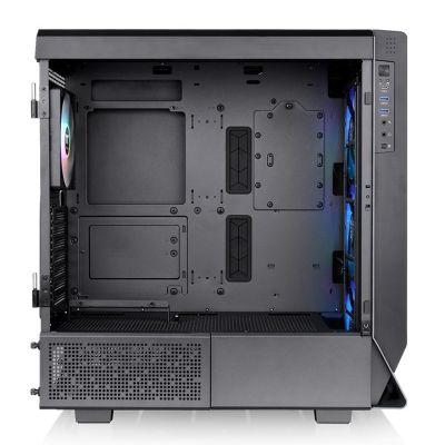 3. THERMALTAKE CERES 500 ARGB*4 TEMPERED GLASS - BLACK CA-1X5-00M1WN-00