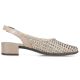 2. Women's metallic beige sandals Rieker 47078-90