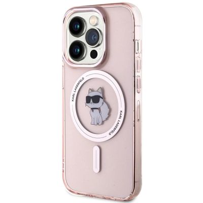 2. Karl Lagerfeld IML Choupette MagSafe case for iPhone 15 Pro - pink