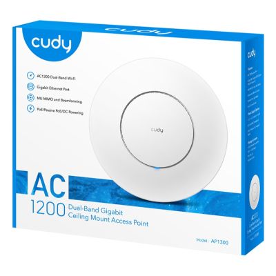 24. Access Point CUDY AP1300 AC1200 Dual Band Wi-Fi 1xGigabit Mesh