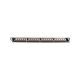 4. High density patch panel 19'' 24x RJ45, LSA level, cat.6A, shielded, 0.5U, black, cable guide