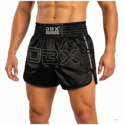7. Black Men’s Muay Thai Shorts V1 COMBATWEAR | DBX Bushido