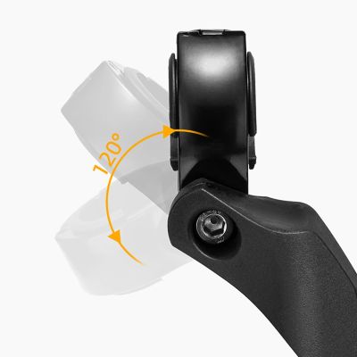 8. Wozinsky WLR-01I Rearview Left Bicycle Mirror - Black