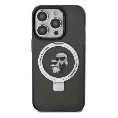 3. Karl Lagerfeld Ring Stand Karl&Choupette MagSafe case for iPhone 14 Pro - black