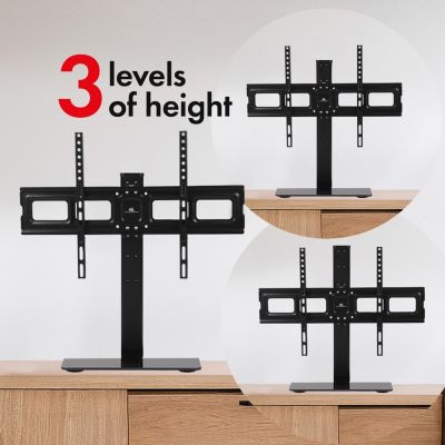 6. MACLEAN UNIVERSAL TV STAND FOR TV CABINET, MAX. 40KG, MAX. VESA 600X400, FOR TV 32-75" MC-386