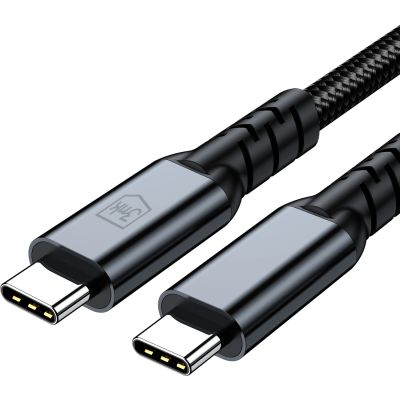 2. 3mk Hyper Cable N-SERIES Thunderbolt 4 USB-C / USB-C 1m 48V/5A 40Gb/s 240W 8K60Hz - black