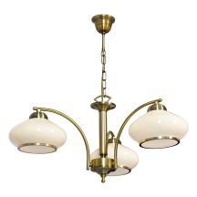 Classic chandelier Activejet RITA hanging ceiling lamp Patina triple 3xE27 for the living room