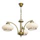 Classic chandelier Activejet RITA hanging ceiling lamp Patina triple 3xE27 for the living room
