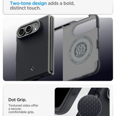 8. Spigen Nano Pop MagSafe Case for iPhone Duo - Black and Gray