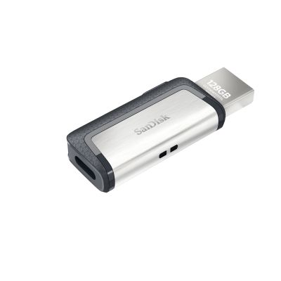 3. SanDisk Ultra SDDDC2-128G-G46 Flash Drive (128GB; USB 3.1, USB-C; black)