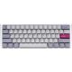 Ducky One 3 Mist Gray RGB LED Mini Gaming Keyboard - MX-Red