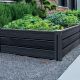 12. GARDEN BED EDGE BASE WOOD 149x75CM ANTHRACITE
