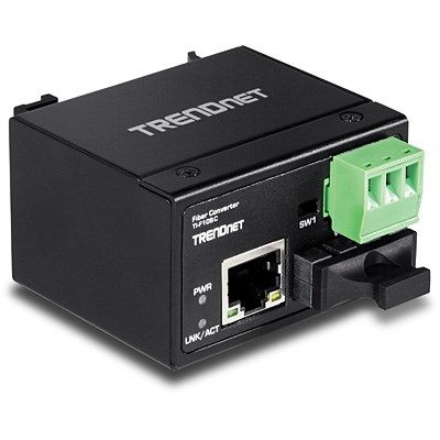 2. TRENDnet TI-F10SC Media Converter - Ethernet, Fast Ethernet - 10Base-T, 100Base-FX, 100Base-TX - RJ-45 / SC multimode - up to 2 km - 1310 nm