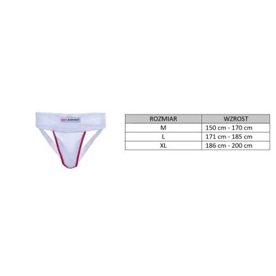 7. Men's Suspensor Crotch Protector - White -M