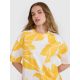 Women's oversize printed T-shirt 4F 4FRSS25TTSHF2692-90A