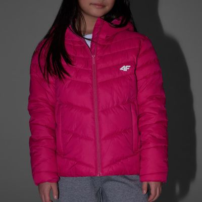 9. Jacket for girls 4F F0739 fuchsia 4FJWSS26TDJAF0739 55S