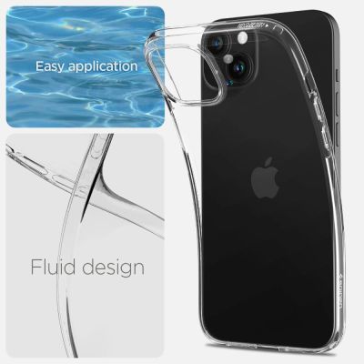 10. Spigen Liquid Crystal iPhone 15 Plus Case - Clear