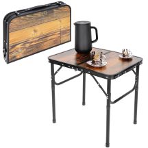 FOLDABLE CAMPING TABLE 60X45X25/56CM WOOD