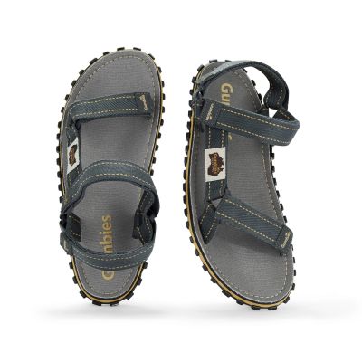 7. Gumbies Tracker Racker Sandals Gray M GU-SATRA013