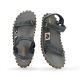 7. Gumbies Tracker Racker Sandals Gray M GU-SATRA013