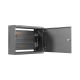 16. TPR INSTALLATION CABINET 10" & 19" WITH MESH BOARD 560X420X180 BLACK LANBERG (ASSEMBLED)