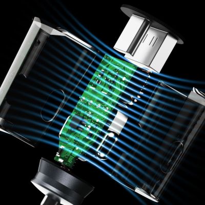 7. Dudao R4T 25W USB-A / USB-C Car Charger - Gray