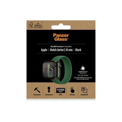 5. PanzerGlass Full Body Case for Apple Watch 7 41mm - Black