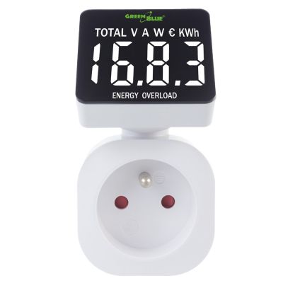 3. GREENBLUE ENERGY METER, WATTMETER, 16A, MAX. 3680W, MEMORY BACKUP GB620 E