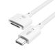 10. Tech-Protect MMC01 Ultraboost USB-C / USB-C MagSafe 3 140W 200cm Cable for MacBook - White