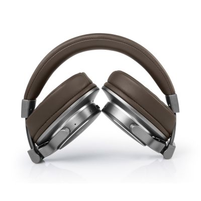 6. Muse M-278 BT Wireless Headset Headband Micro-USB Bluetooth Brown, Silver