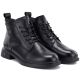 8. Women's leather ankle boots insulated black Vinceza 39953