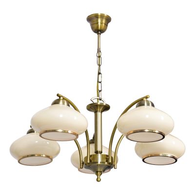 Classic Activejet RITA Pendant Ceiling Light, Patina, 5 x E27, for the Living Room
