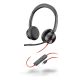 10. POLY Blackwire 8225 Stereo 8X225AA USB-C Headset with Microsoft Teams Certification + USB-C/A Adapter