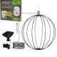 30. SOLAR HANGING LAMP BALL 30CM 120 LED WARM WHITE