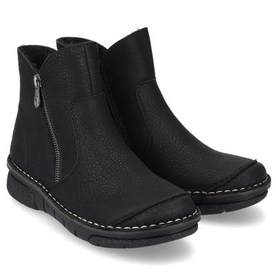 14. Comfortable insulated ankle boots Rieker W RKR612 black