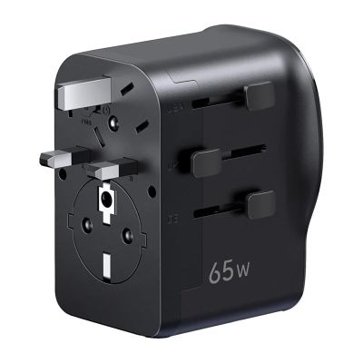2. Ugreen S550 65W Universal Travel Adapter - Black