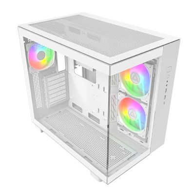 Montech KING 65 PRO PC Case, Midi-Tower, ATX, ARGB, Tempered Glass - White