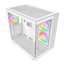 Montech KING 65 PRO PC Case, Midi-Tower, ATX, ARGB, Tempered Glass - White